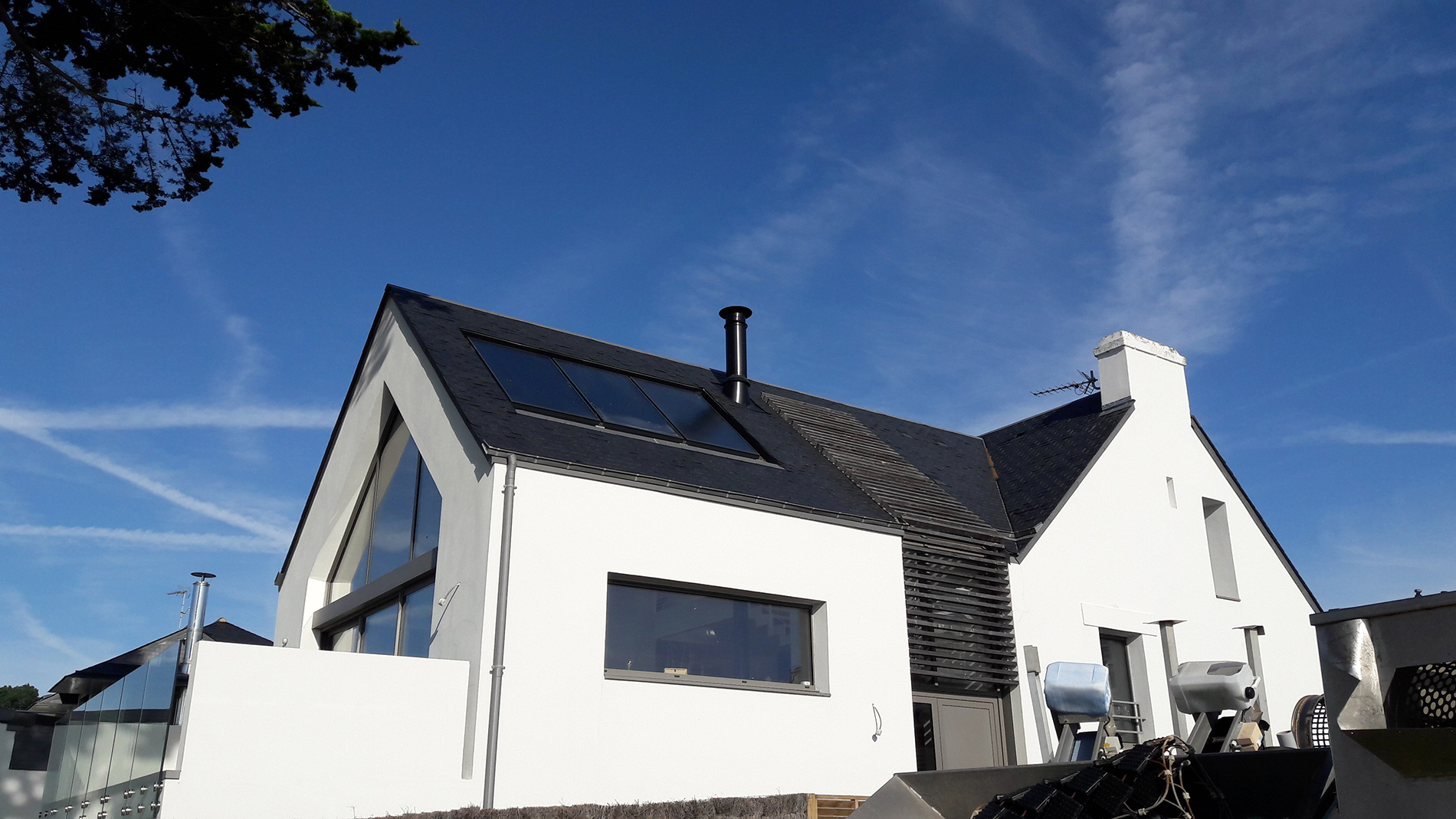 Couverture Capteurs d’Eau Chaude Solaire à Larmor Baden